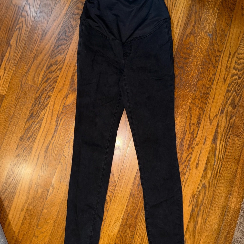 Black Madewell maternity jeans